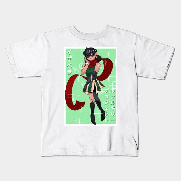 Retro Isabella Kids T-Shirt by zacharymorgan